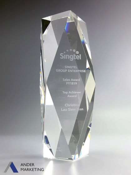 Custom Trophy Award Custom Trophy Award - Ander Marketing Singapore