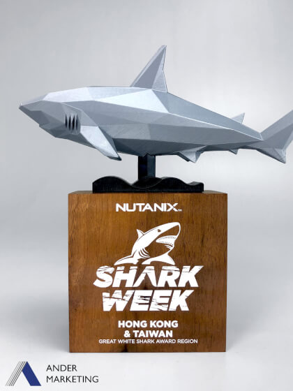 Custom Trophy Award - Ander Marketing Singapore