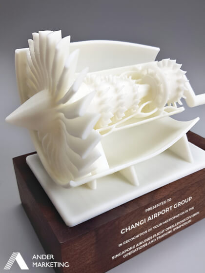 Custom Trophy Award - Ander Marketing Singapore