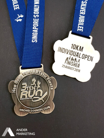 Custom metal medal - Ander Marketing Singapore