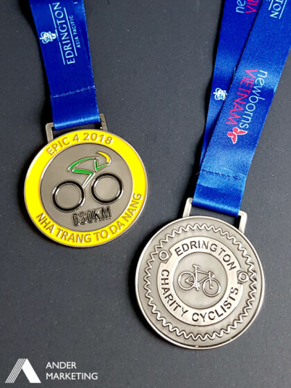 Custom metal medal - Ander Marketing Singapore