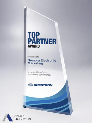 Acrylic Trophy Award - A-25 Ander Marketing Singapore