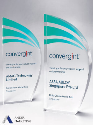 Acrylic Trophy Award - A-26 Ander Marketing Singapore
