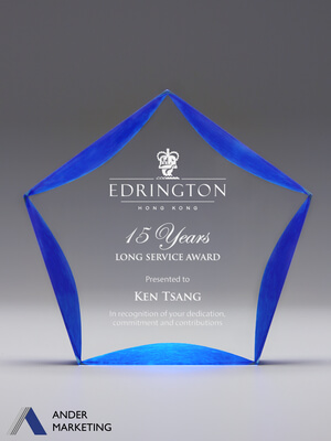 Acrylic Trophy Award - A-32 Ander Marketing Singapore