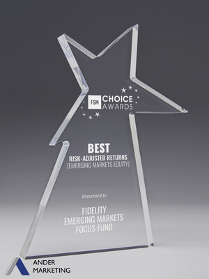 Acrylic Trophy Award - A-35 Ander Marketing Singapore