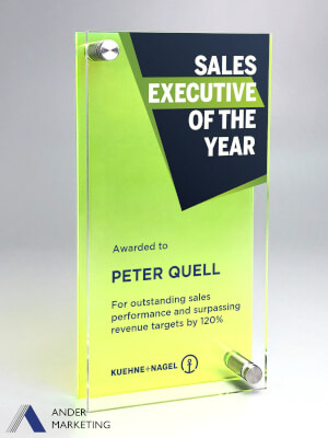 Acrylic Trophy Award - A-36 Ander Marketing Singapore