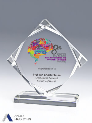 Acrylic Trophy Award - A-49 Ander Marketing Singapore
