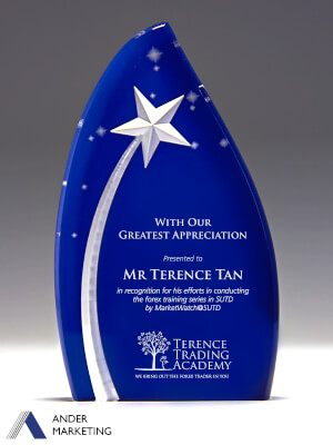 Acrylic Trophy Award - A-58 Ander Marketing Singapore