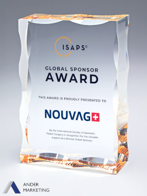 Acrylic Trophy Award - A-61 Ander Marketing Singapore