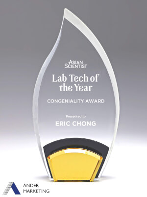 Acrylic Trophy Award - A-72 Ander Marketing Singapore