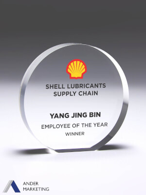 Acrylic Trophy Award - A-92 Ander Marketing Singapore