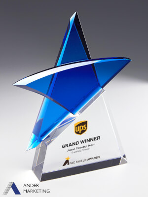 Crystal Trophy Award - CA-292 Ander Marketing Singapore