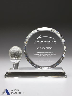 Crystal Trophy Awards - CA-332 Ander Marketing Singapore