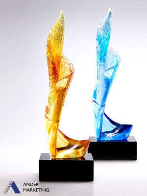 Liuli Trophy Award - LL-01MT Ander Marketing Singapore