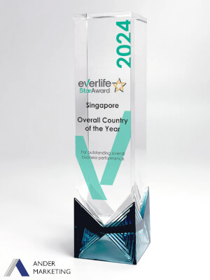 Liuli Trophy Award - LL-20 Ander Marketing Singapore