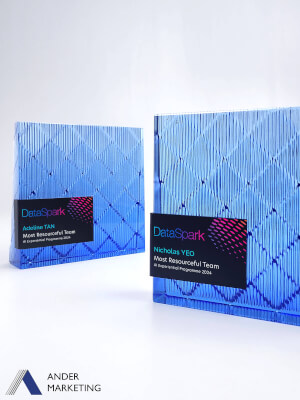 Liuli Trophy Award - LL-22 Ander Marketing Singapore