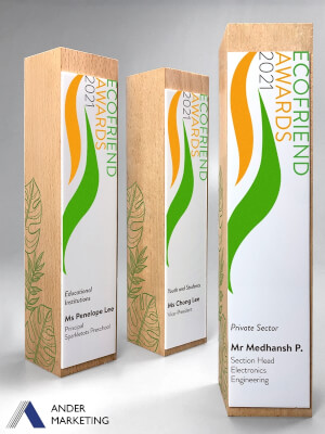 Modern Trophy Award - MA-51 Ander Marketing Singapore