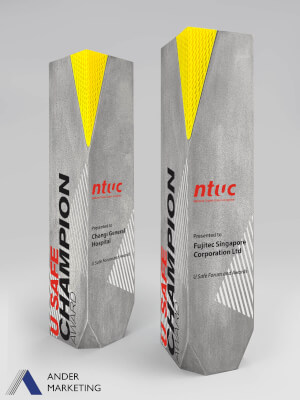 Modern Trophy Award - MJ-72 Ander Marketing Singapore