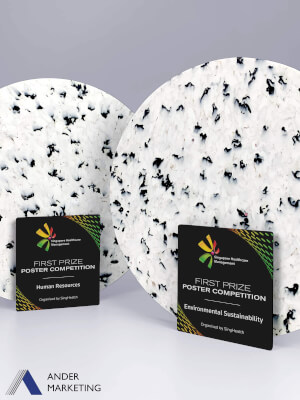 Modern Trophy Award - MP-25 Ander Marketing Singapore