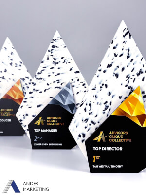 Modern Trophy Award - MP-61 Ander Marketing Singapore