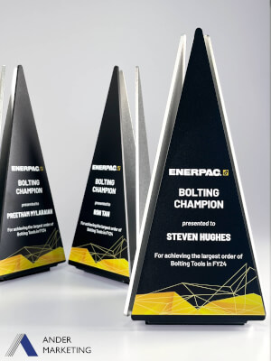 Modern Trophy Award - MV-12_BL Ander Marketing Singapore