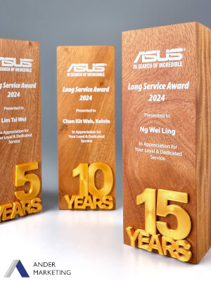 Modern Trophy Award - MW-29 Ander Marketing Singapore