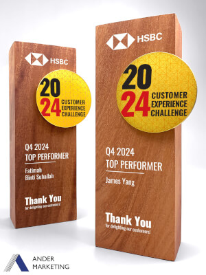 Sustainable Modern Trophy Award - MW-31 Ander Marketing Singapore