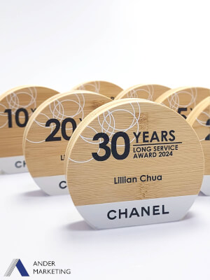 Modern Trophy Award - MW-61 Ander Marketing Singapore