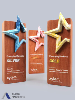 Modern Trophy Award - MW-91 Ander Marketing Singapore