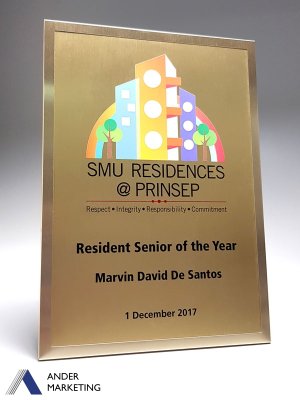 Metal A4 Certificate Frame - PF-03_UV Ander Marketing Singapore