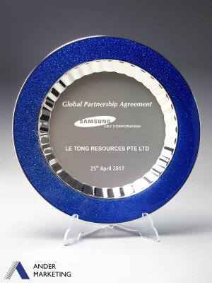 Metal Tray Plaques - PT-03 Ander Marketing Singapore