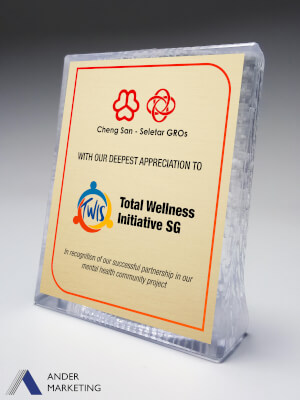 Trophy Award - TA-01P Ander Marketing Singapore