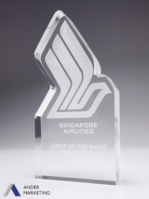 Custom Trophy Award - YA-1163 Ander Marketing Singapore