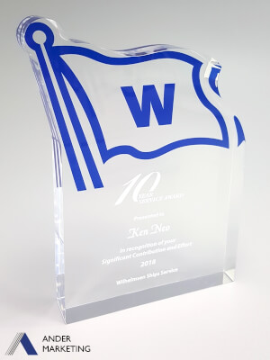 Custom Trophy Award - YA-1212 Ander Marketing Singapore