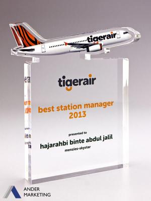 Acrylic Trophy Awards - YA-1259 Ander Marketing Singapore