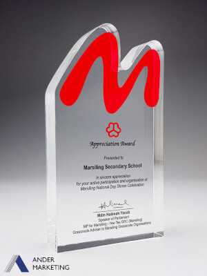 Custom Trophy Award - YA-1323 Ander Marketing Singapore