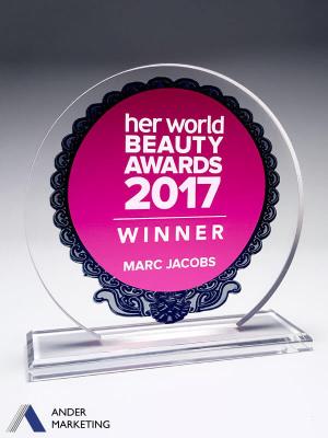Acrylic Trophy Awards - YA-1412 Ander Marketing Singapore