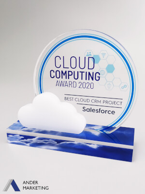 Custom Trophy Award - YA-3653 Ander Marketing Singapore