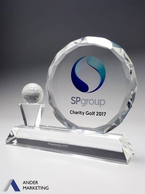 Crystal Trophy Awards - YCA-1572 Ander Marketing Singapore