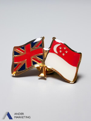 Custom lapel pin - YTC-3399 Ander Marketing Singapore