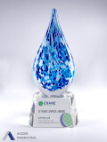 Glass Trophy Award - Ander Marketing Singapore