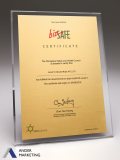 Plaque - Ander Marketing Singapore