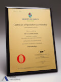Plaque - Ander Marketing Singapore