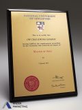 Wooden Certificate Plaques - Ander Marketing Singapore
