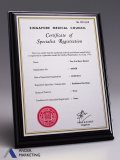 Plaque - Ander Marketing Singapore